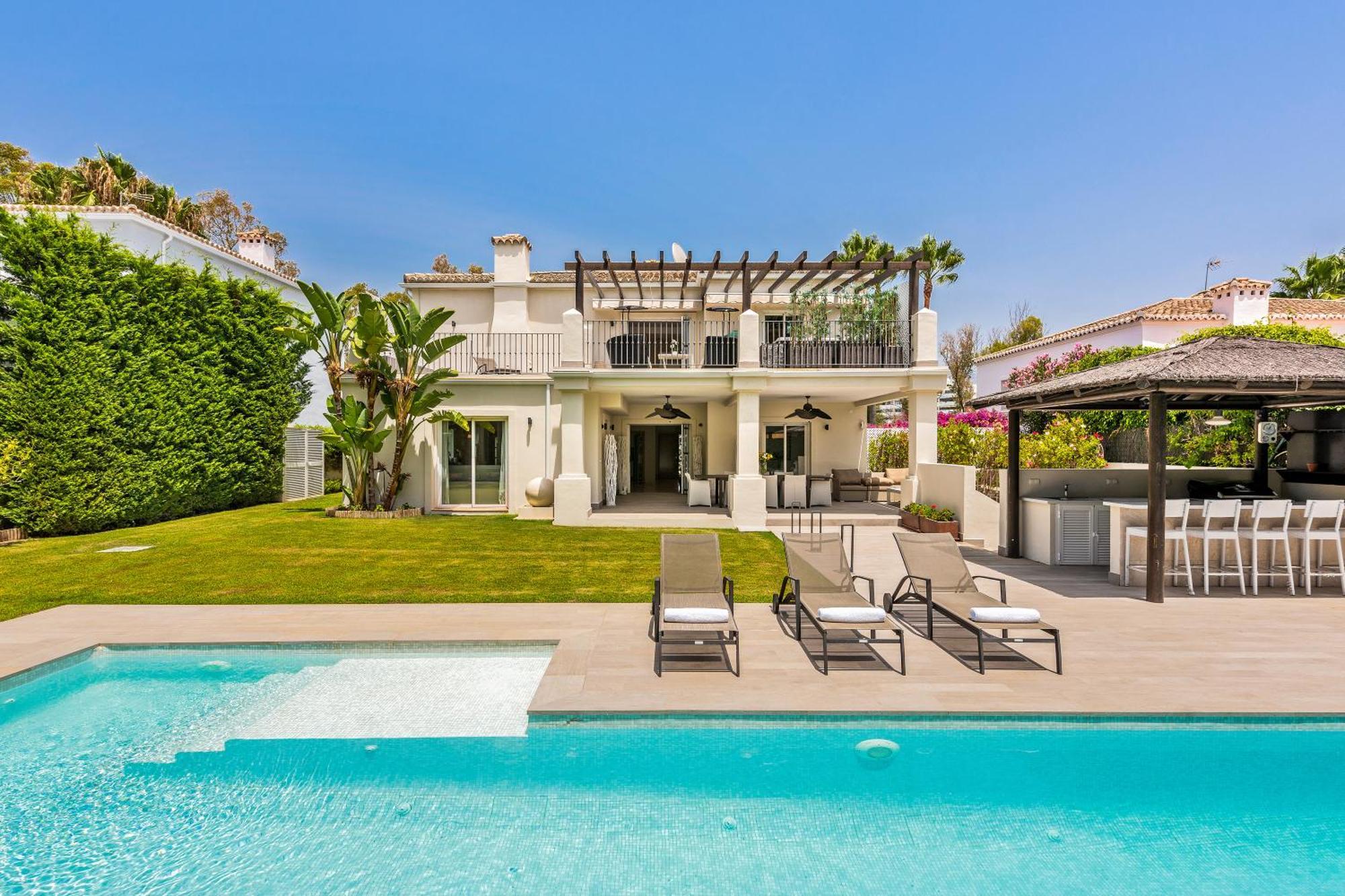 Villa New Zacaluca Pool Sauna & Gym - Happy Rentals Marbella Dış mekan fotoğraf