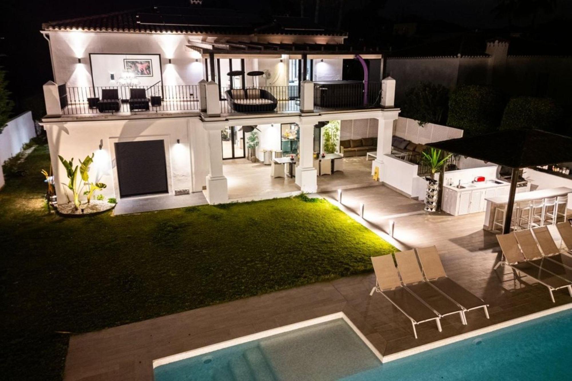 Villa New Zacaluca Pool Sauna & Gym - Happy Rentals Marbella Dış mekan fotoğraf