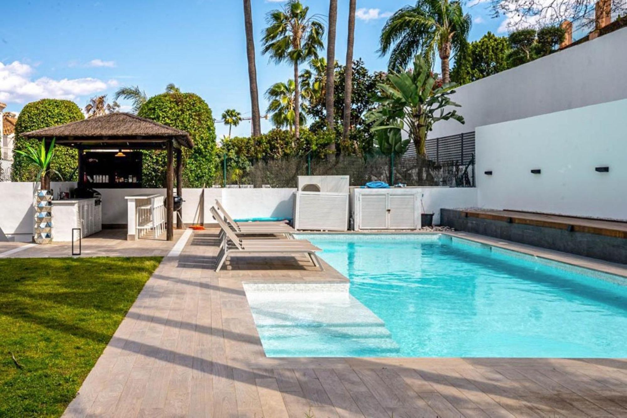Villa New Zacaluca Pool Sauna & Gym - Happy Rentals Marbella Dış mekan fotoğraf