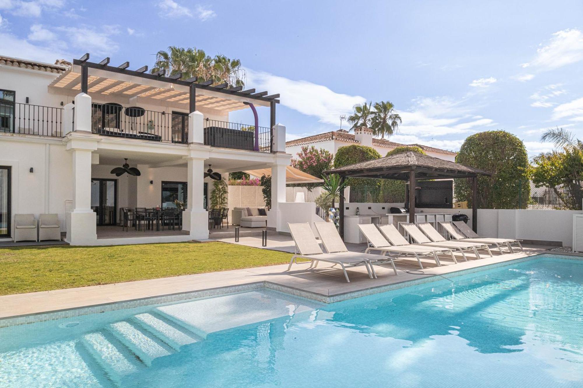Villa New Zacaluca Pool Sauna & Gym - Happy Rentals Marbella Dış mekan fotoğraf